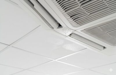 業務用エアコン（天カセ）の水漏れ原因と放置するリスク