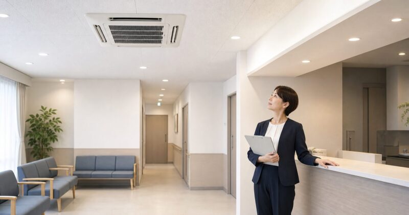 クリニック・病院の空調で重視したいポイントと業務用エアコンの選び方