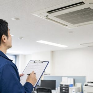 業務用エアコンの点検義務と簡易点検・定期点検の違いを解説