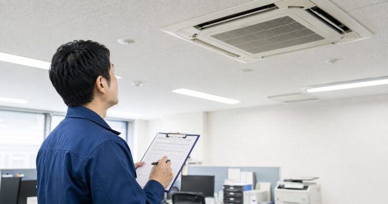 業務用エアコンの点検義務と簡易点検・定期点検の違いを解説