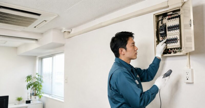 業務用エアコンのコンセント増設は必要？200V電源と専用回路を解説