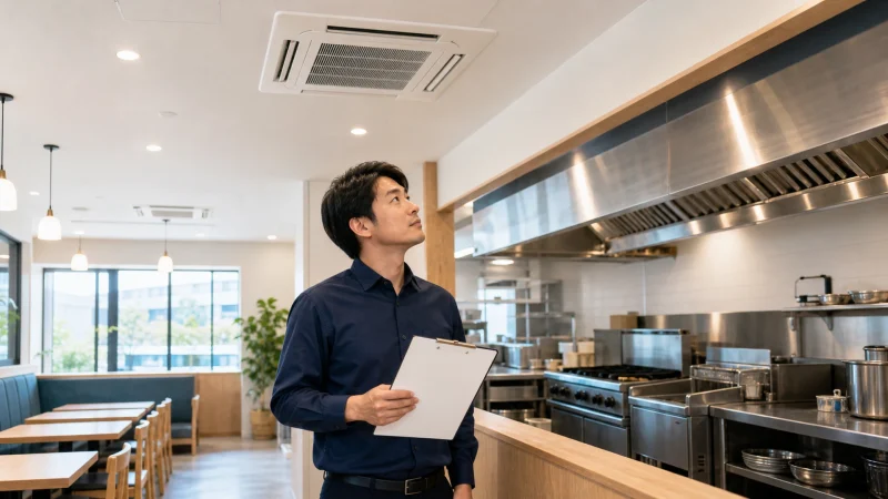 飲食店・厨房で重視したい空調環境と業務用エアコンの選び方
